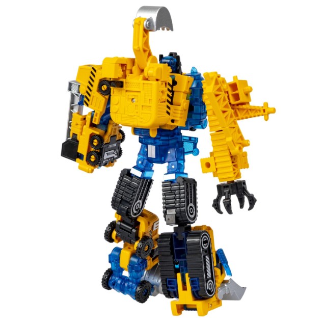 Трансформер 2в1 BONDIBOT Робот-автокран жёлтый Превью 5