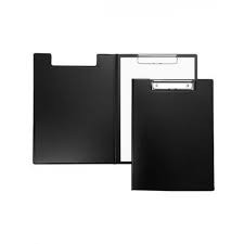 Папка-планшет А4 двойной Hatber черный