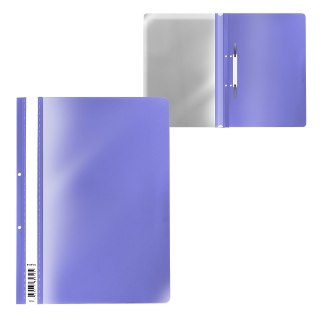 Папка-скоросшиватель верх прозрачный EK фиолетовый Превью 1