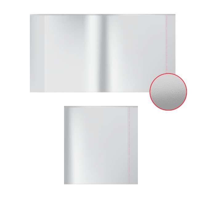 Обложка А5 универс 212*395 50мк для тетрадей и дневников, с клеевым краем ПВХ Превью 1