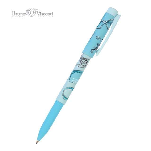 Ручка шариковая синяя BV FirstWrite Life Style. Blue Dream 0.7 мм