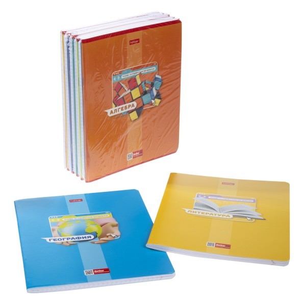 Комплект темат тетрадей 10шт/уп Яркая цветная Превью 2