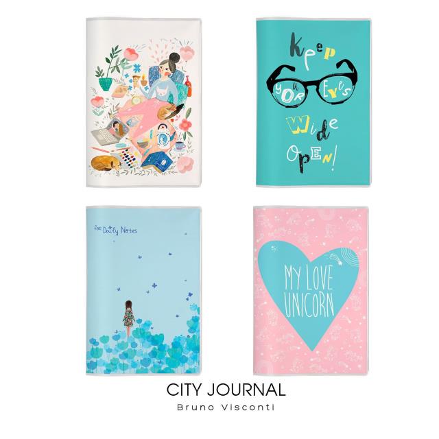Зап. книжка А5 64л лин тв BV City journal (8 видов) Превью 17