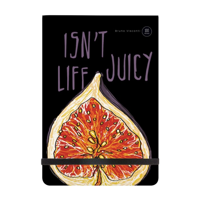 Блокнот А5 100л кл BV Megapolis journal Juicy life. Инжир Превью 1