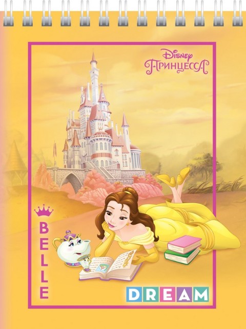 Блокнот А6 40л кл спир Принцессы (DISNEY) Превью 3