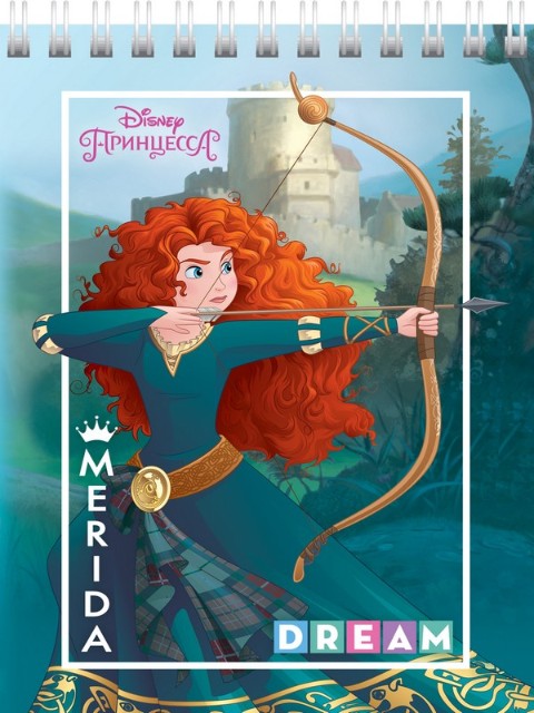 Блокнот А6 40л кл спир Принцессы (DISNEY) Превью 2