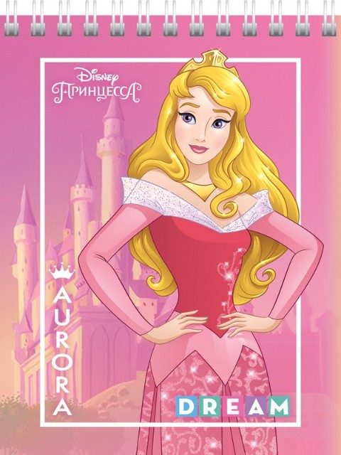 Блокнот А6 40л кл спир Принцессы (DISNEY) Превью 4