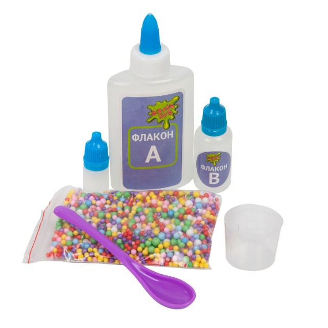 Набор для исследования СЛАЙМ БУМ Слайм с шариками Превью 2