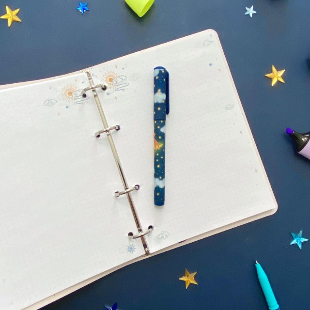 Ручка подар шар BV DreamWrite синяя 0,7мм Лисята 3 вида Превью 3