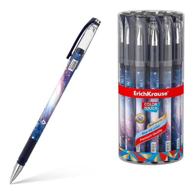Ручка шариковая синяя EK ColorTouchR Space Превью 1