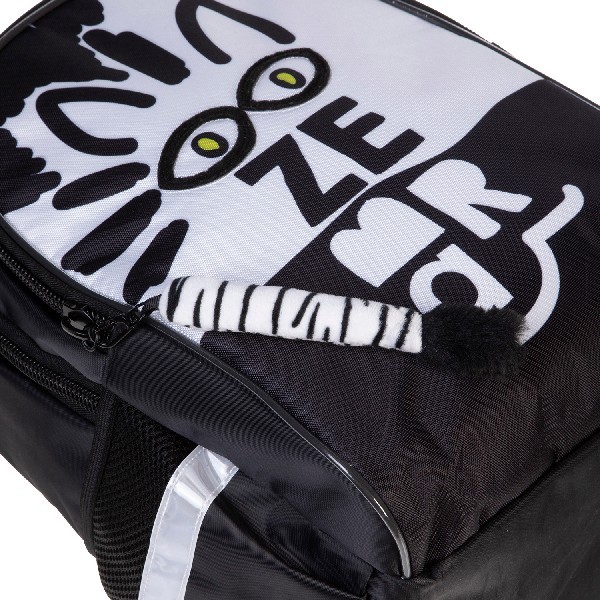 Рюкзак эргономич. Hatber Зебра черный 2 отделения 2 кармана Превью 4