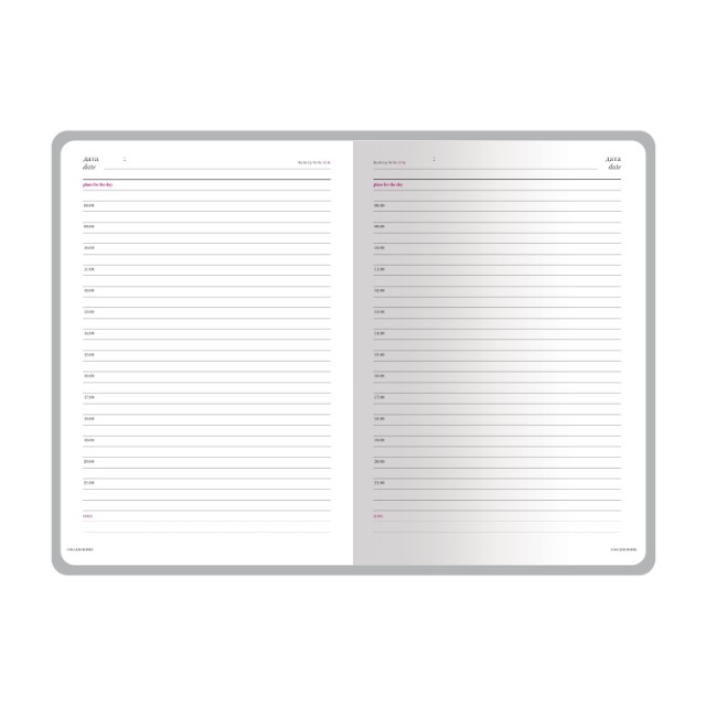 Ежедневник А5 Sidney Nebraska красный недат Превью 1