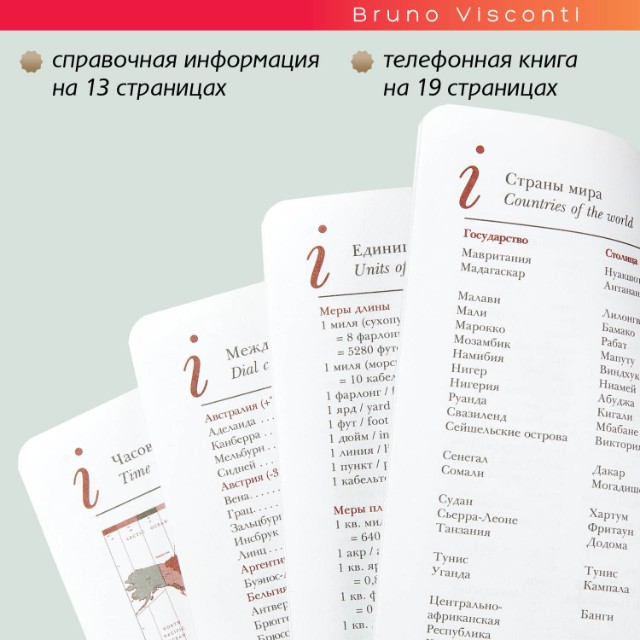 Ежедневник А5 Sidney Nebraska красный недат Превью 2