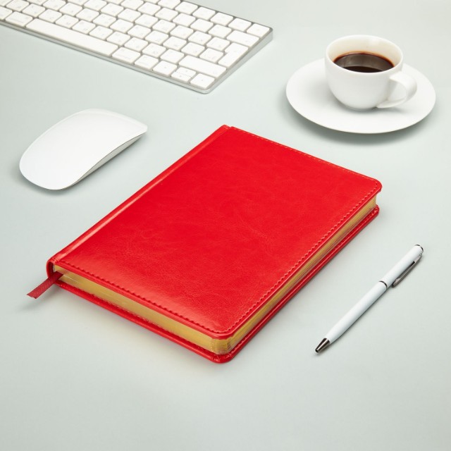 Ежедневник А5 Sidney Nebraska красный недат Превью 5