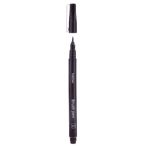 Ручки линеры 5 шт разного диаметра Hatber Terra Colora Brush (0,1/0,3/0,5/0,7мм) черные Превью 4