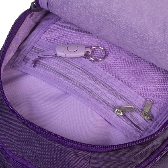 Рюкзак эргономич. Hatber What? полиэстер нагрудная стяжка светоотраж. 2 отделения 2 кармана и 1 потайной на спи Превью 5