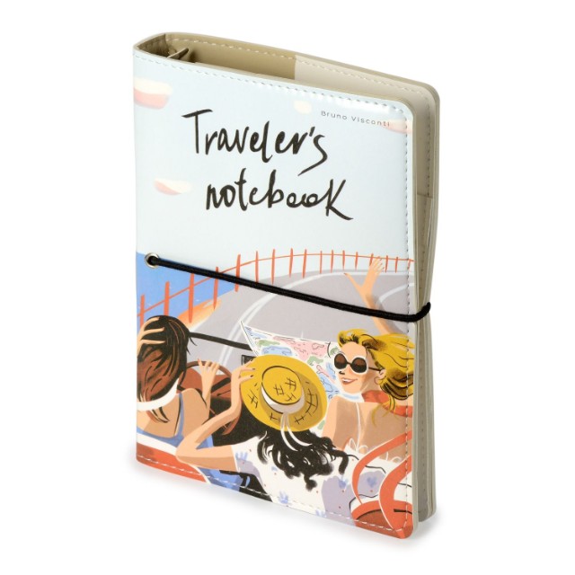 Зап. книжка А6 160л лин тв BV Daily journal со сменным блоком на кольцах, блок с иллюстрациями (8 видов) Превью 4