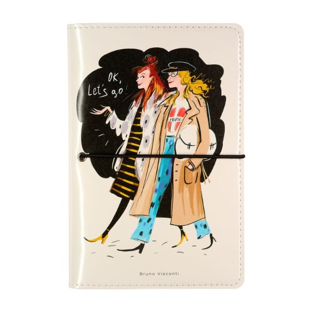 Зап. книжка А6 160л лин тв BV Daily journal со сменным блоком на кольцах, блок с иллюстрациями (8 видов) Превью 16