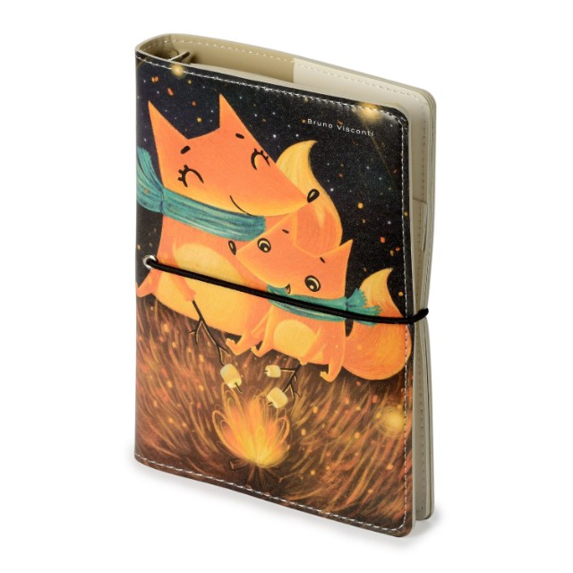 Зап. книжка А6 160л лин тв BV Daily journal со сменным блоком на кольцах, блок с иллюстрациями (8 видов) Превью 14