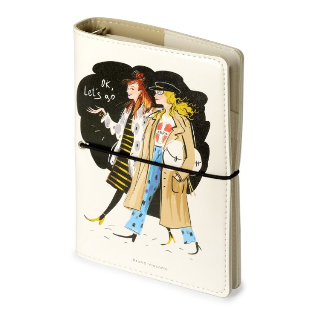 Зап. книжка А6 160л лин тв BV Daily journal со сменным блоком на кольцах, блок с иллюстрациями (8 видов) Превью 34