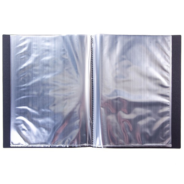 Папка-файл А4 10л Hatber LINE Черная Превью 1