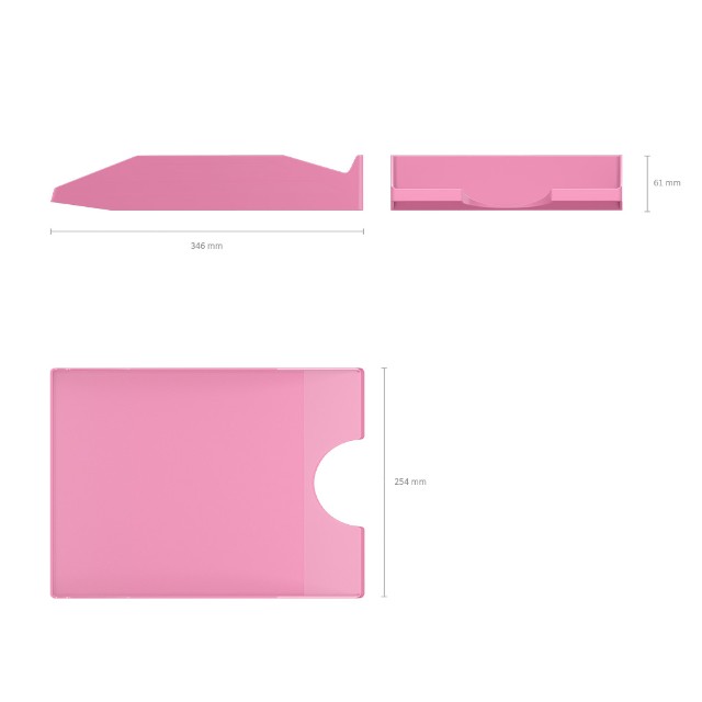 Поддон 1отд EK Pastel розовый Превью 1