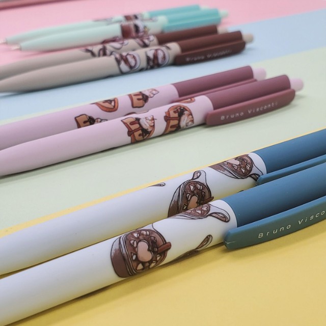 Ручка шариковая синяя BV HappyClick Кофемания. Горячий шоколад Превью 4