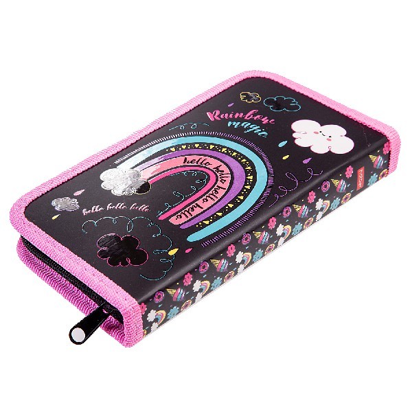 Пенал 1 отд пуст Hatber Радужное мороженое, с табл.умножения Превью 1