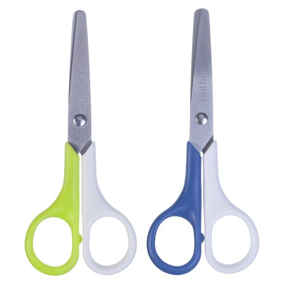 Ножницы для левшей детские 125 мм Hatber Панда ассорти Превью 1