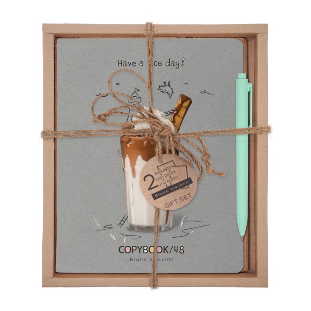 Набор подар BV Nice days. Молочный коктейль (две тетради и ручка)