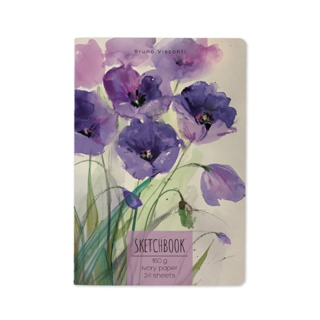 Скетчбук А5 24л BV бежевый 160гр (4 вида) Превью 1