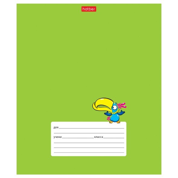 Тетрадь 18л клетка Забавные зверушки тиснение скругл. ассорти Превью 3