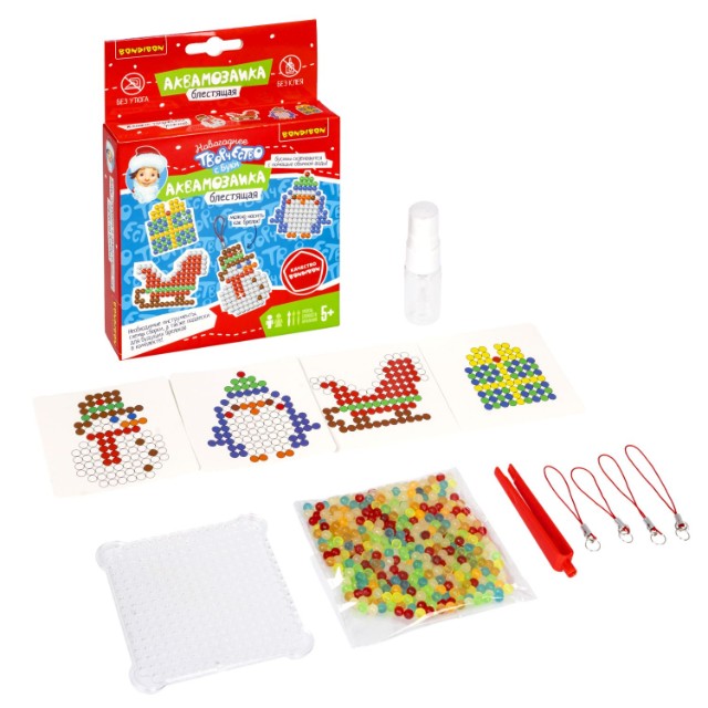 Творч Аквамозаика Новогодняя блестящая Превью 3