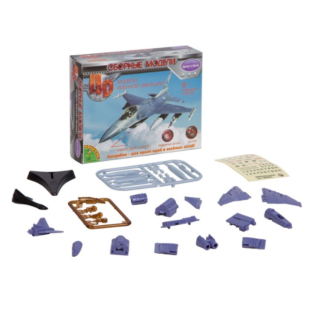 Сборная модель 4D Самолет М1:125 25 дет. 13х3,6х10,2 см. Превью 2