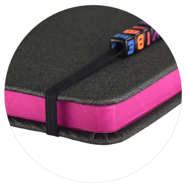 Зап. книжка А6+ 96л тв Fashion vibe черный + шармы Превью 6