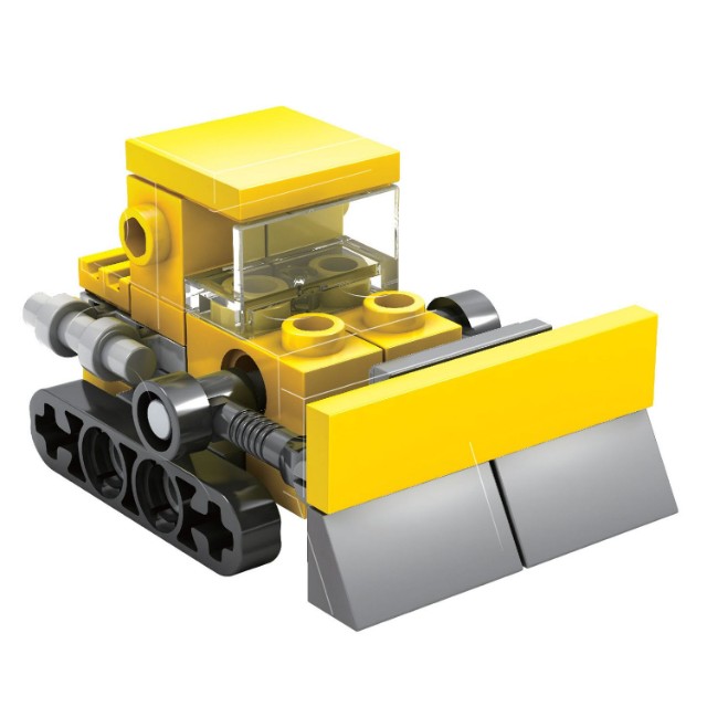 Конструктор Стройка Бульдозер 24дет. 2в1 Превью 1