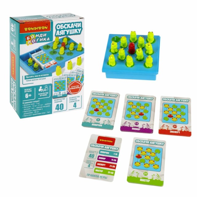Игра Настольная БондиЛогика Обскачи лягушку Превью 7