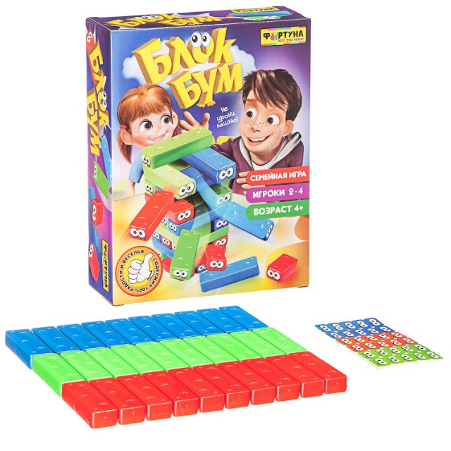 Игра Настольная Блок Бум (аналог Дженга) Превью 3