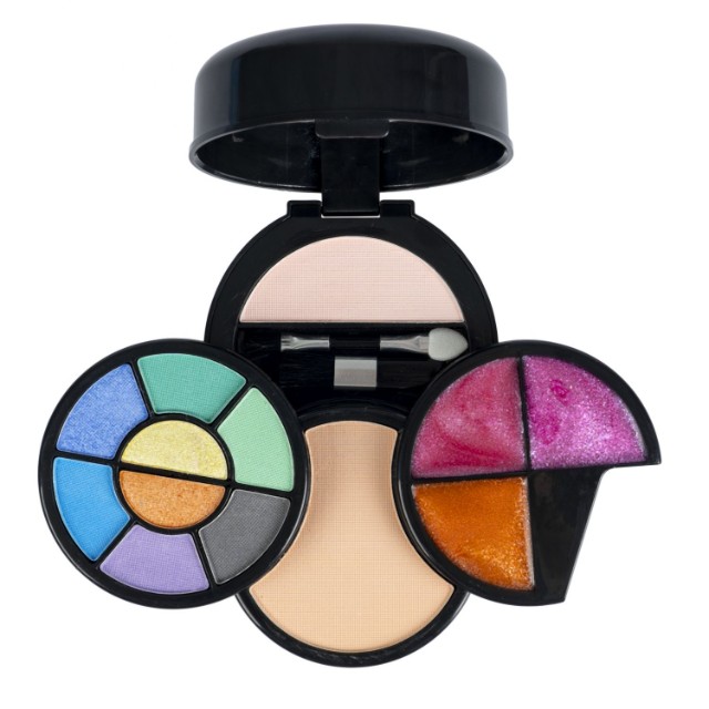 Набор детской декоративной косметики Bondibon Eva Moda тени для век-8шт. 7,84г, блеск для губ-3шт. 4,8г, румяна Превью 2