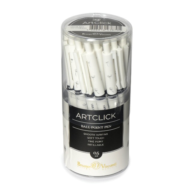 Ручка шариковая синяя BV ArtClick Одуванчики 0.5 принт авт Превью 3
