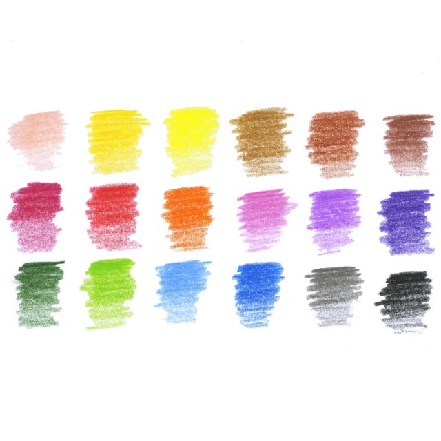 Карандаши цветные 18 цв Hatber Colora трехгран. к/к Превью 1