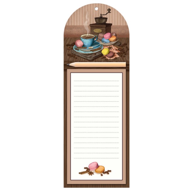 Блок д/записей на магните с карандашом Мои заметки (10*28см) Превью 2