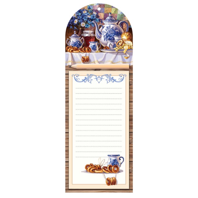 Блок д/записей на магните с карандашом Мои заметки (10*28см) Превью 3