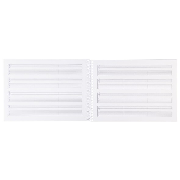 Тетрадь для нот А5 24л гориз спир Струны души Табулатурная Превью 1