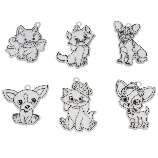 Творч Витражи Домашние питомцы 6шт. Превью 1
