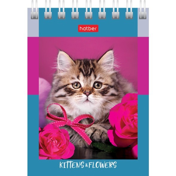 Блокнот А7 60л кл спир На мягких лапках Превью 4