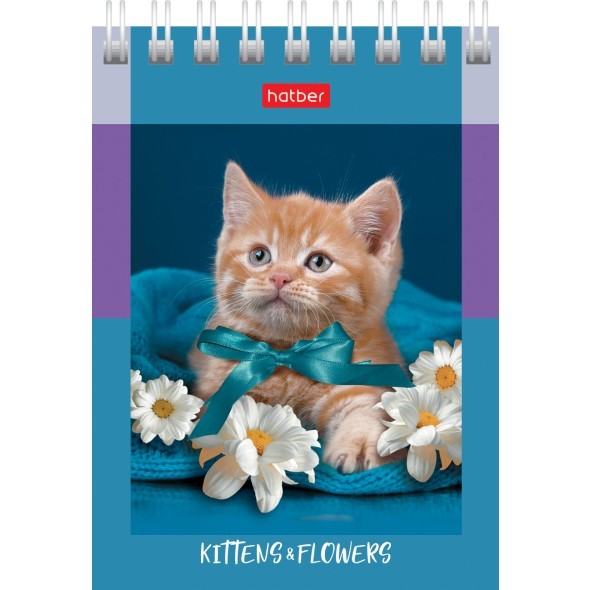 Блокнот А7 60л кл спир На мягких лапках Превью 1