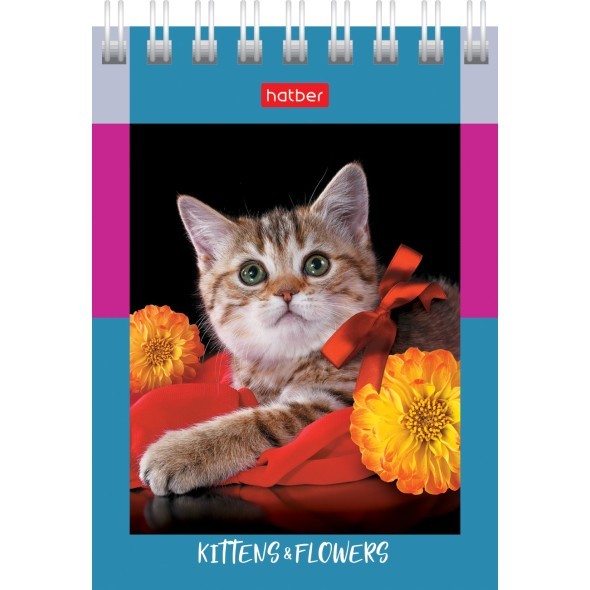 Блокнот А7 60л кл спир На мягких лапках Превью 6