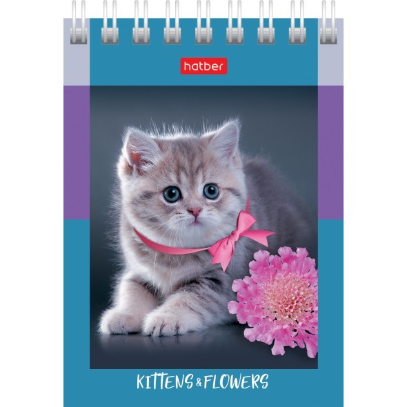 Блокнот А7 60л кл спир На мягких лапках Превью 2