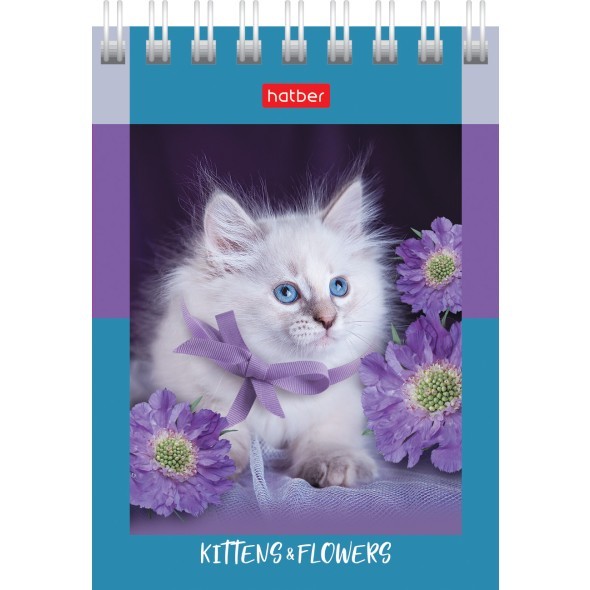 Блокнот А7 60л кл спир На мягких лапках Превью 5